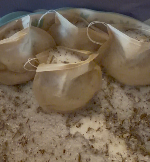Herbal Bath Tea Bags:
Organic Lavender & Meadowsweet Herb